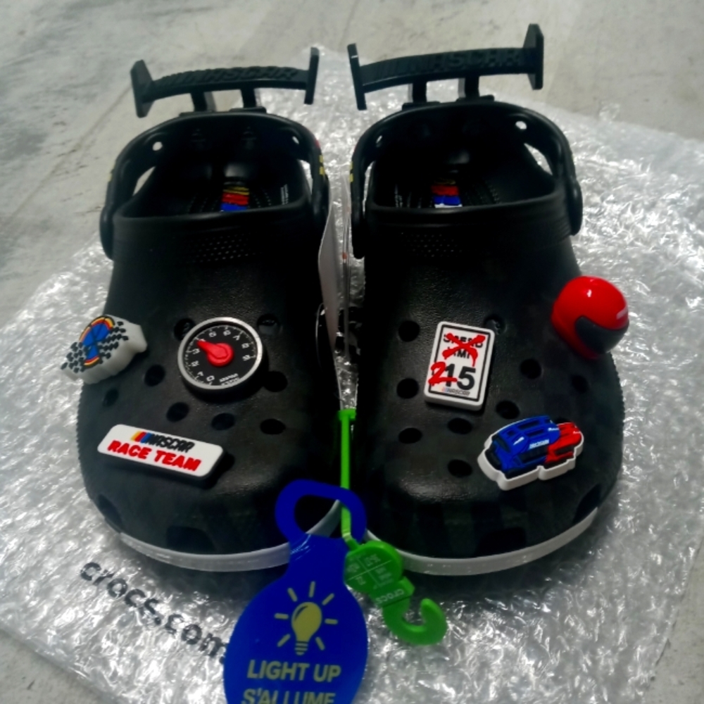 NASCAR Crocs kids